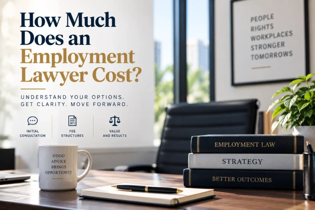 How much does an employment lawyer cost in Florida? Contingency fees and free consultations — WLT Law Firm, Fort Lauderdale.