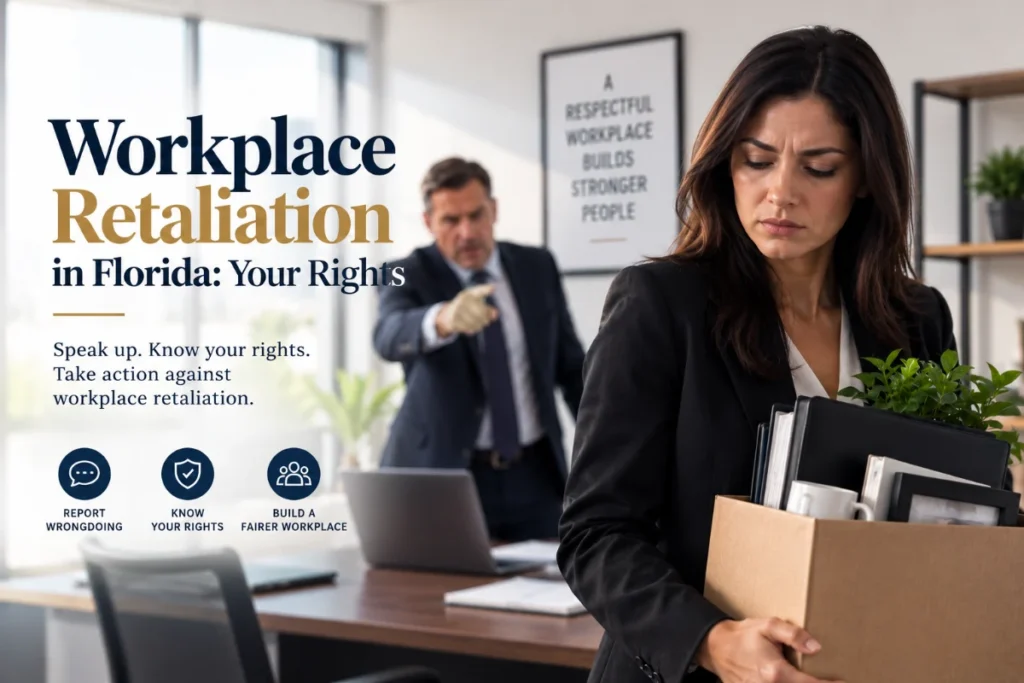 Workplace retaliation in Florida: know your rights — WLT Law Firm, Fort Lauderdale.